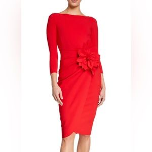Chiara Boni Glenaly Red Midi Dress❤️